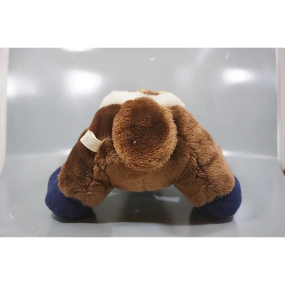 Vintage 1989 Wallace Wolverine University Of Michigan Plush Mascot 12”